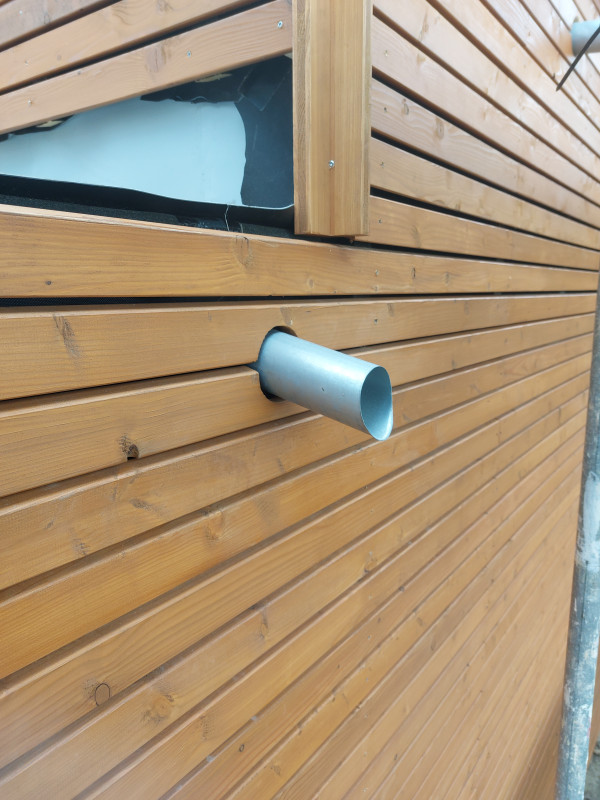 Rhombusfassade Lärche, Leipzig Schleußig