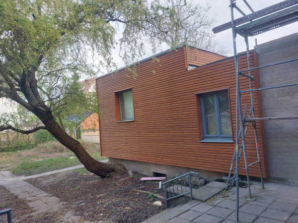 Rhombusfassade in Leipzig